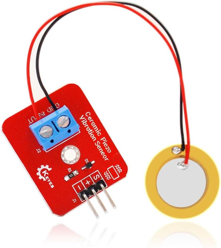 Module piézo analogique conçu pour détecter les vibrations et les impacts légers
